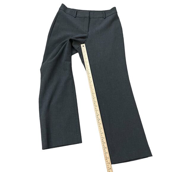 Talbots Petites Dress Pants Sz 6p Heather Gray Relaxed Fit Flat Front Belt Loops - Picture 11 of 12